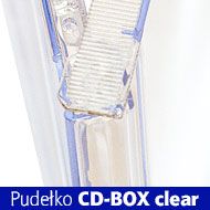pudełko CD-BOX clear