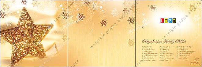kartki świąteczne z kolędami - CD-karnet - wzór cdkarn_BK-136 rewers
