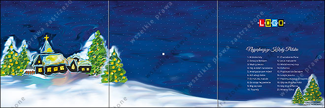 kartki świąteczne z kolędami - CD-karnet - wzór cdkarn_BK-246 rewers
