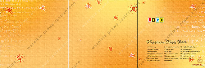 kartki świąteczne z kolędami - CD-karnet - wzór cdkarn_BK-394 rewers